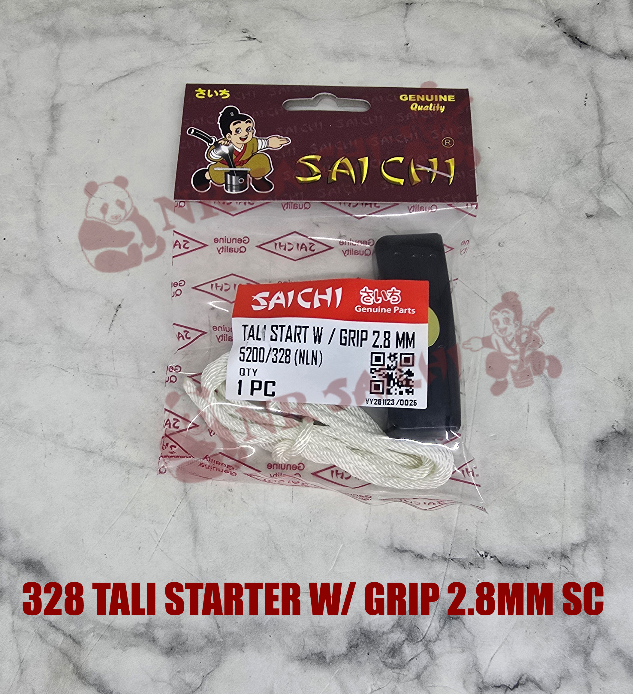 328 / 5200    TALI STARTER + GRIP 2.8MM NYLON SC